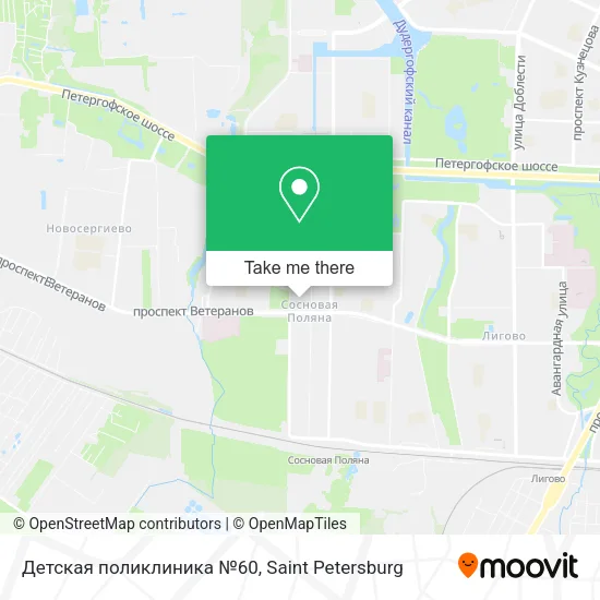 Детская поликлиника №60 map
