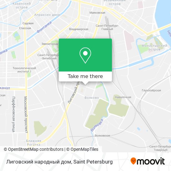 Лиговский народный дом map