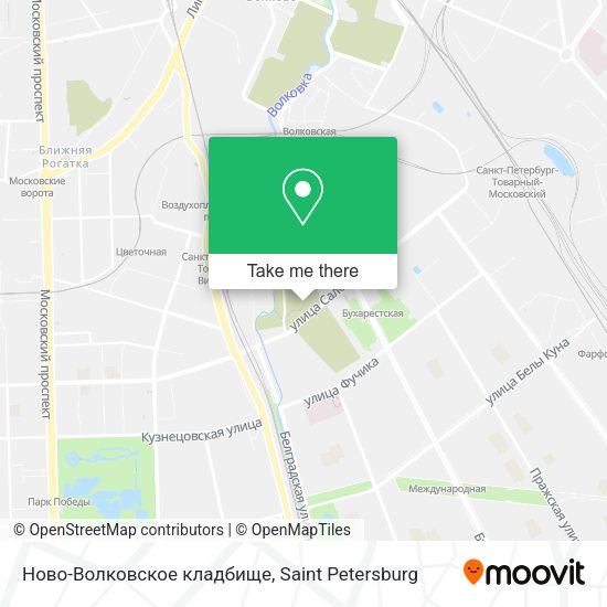Ново-Волковское кладбище map