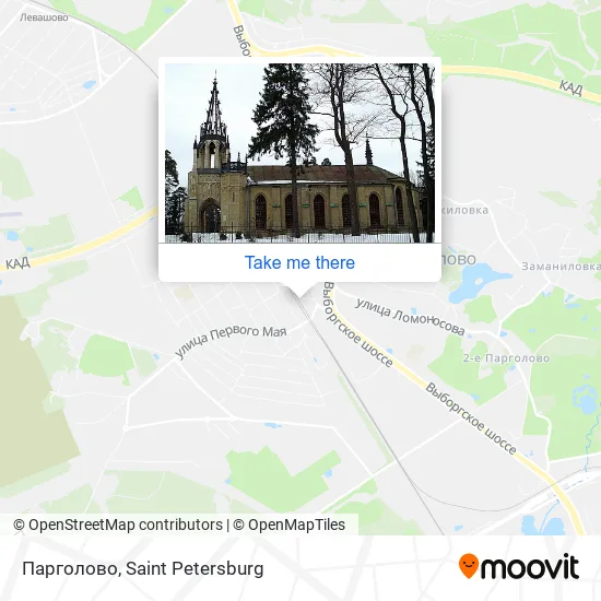 Парголово map