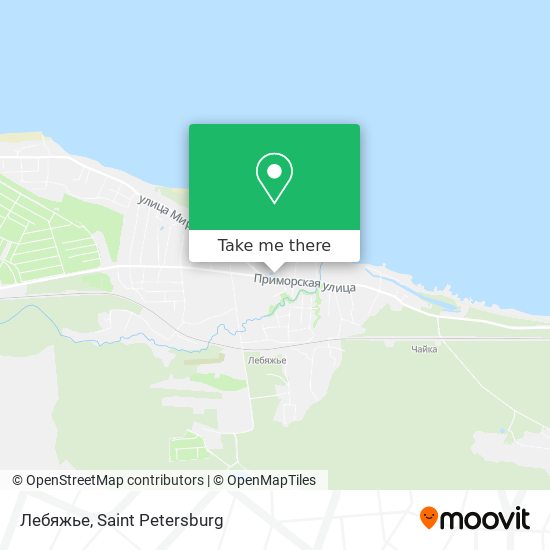 Лебяжье map