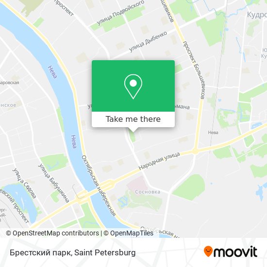 Брестский парк map