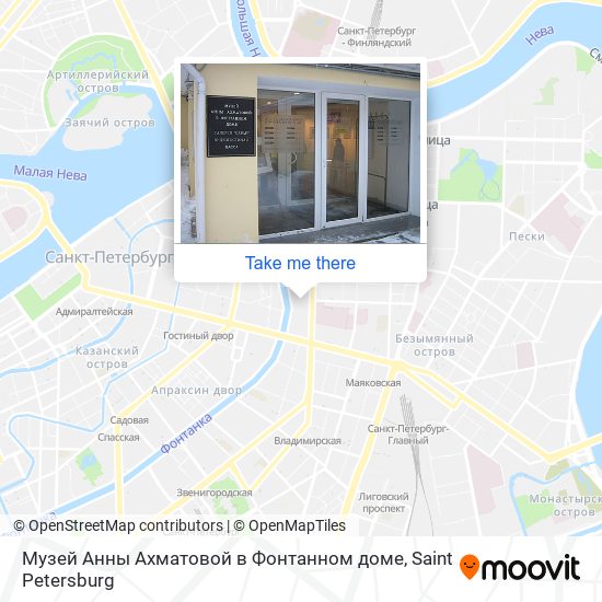 Музей Анны Ахматовой в Фонтанном доме map