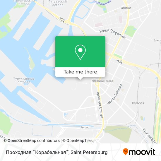 Проходная ""Корабельная"" map