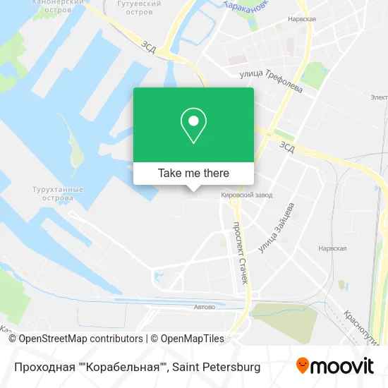 Проходная ""Корабельная"" map