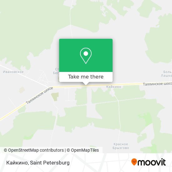 Кайкино map