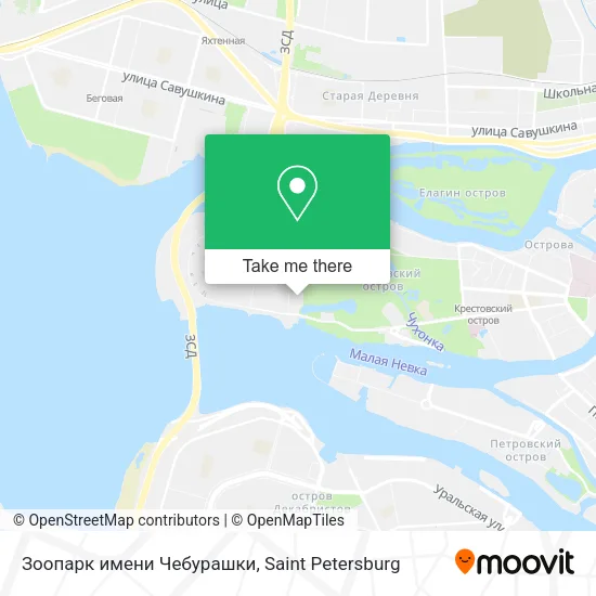 Зоопарк имени Чебурашки map