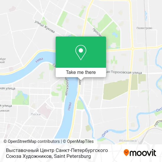 Выставочный Центр Санкт-Петербургского Союза Художников map