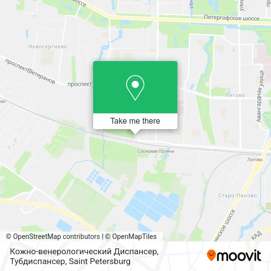 Кожно-венерологический Диспансер, Тубдиспансер map