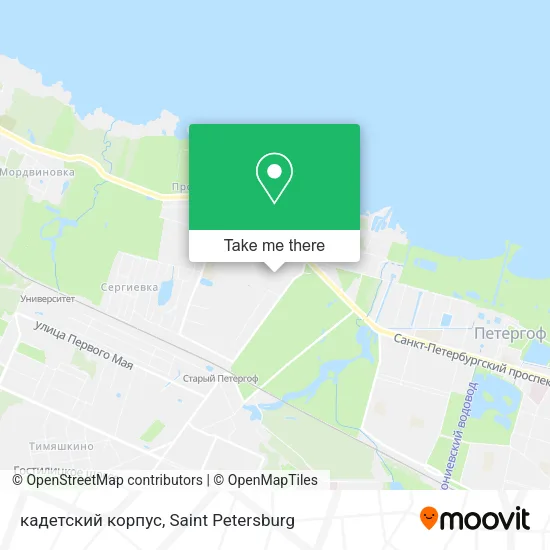 кадетский корпус map