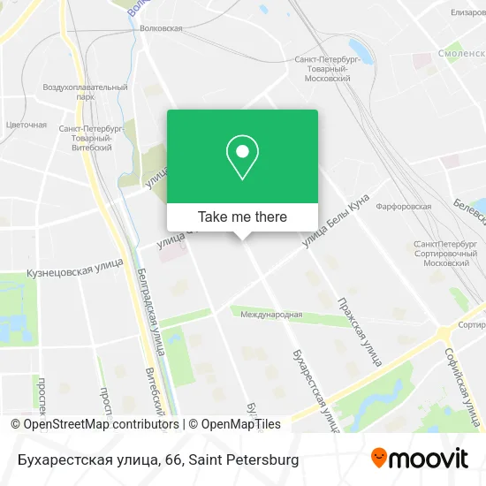 Бухарестская улица, 66 map