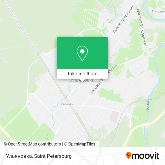 Ульяновка map