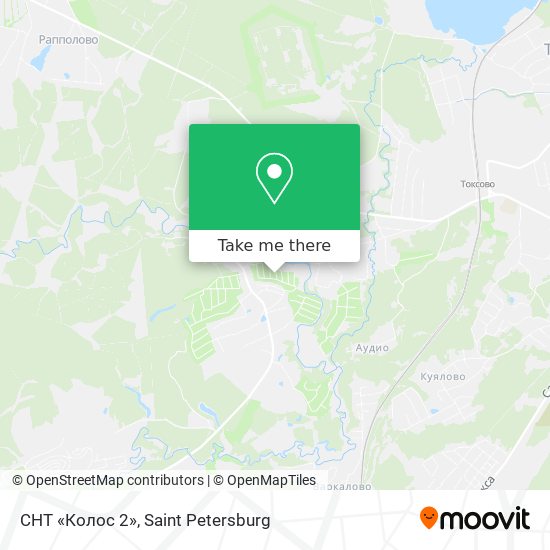 СНТ «Колос 2» map