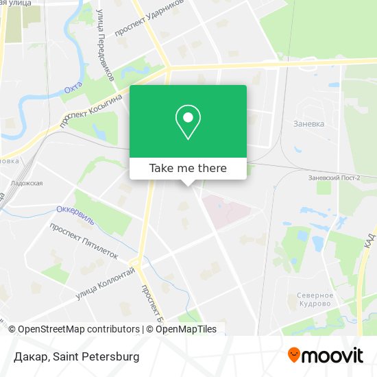 Дакар map