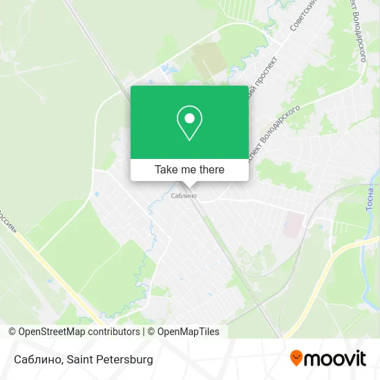 Саблино map