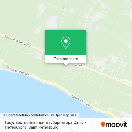Государственная дача губернатора Санкт-Петербурга map