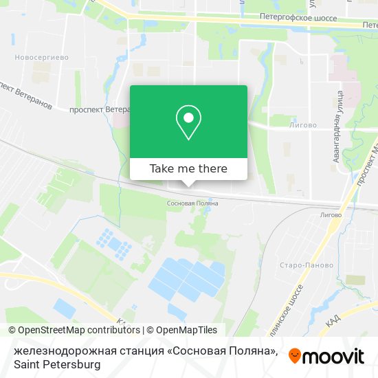железнодорожная станция «Сосновая Поляна» map