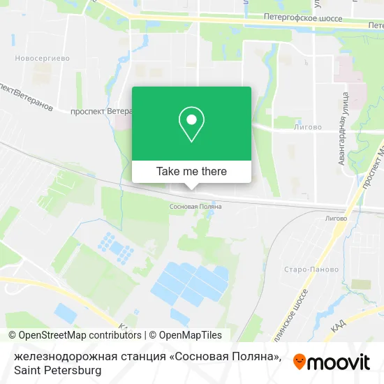 железнодорожная станция «Сосновая Поляна» map