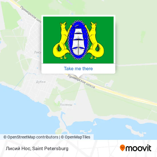 Лисий Нос map