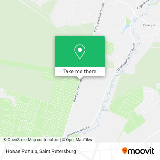 Новая Ропша map