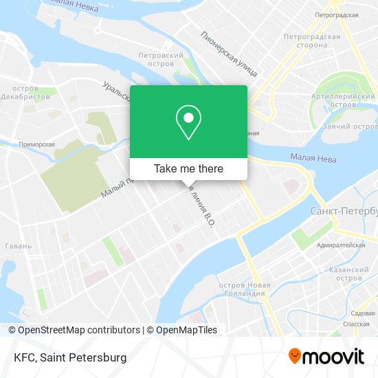 KFC map