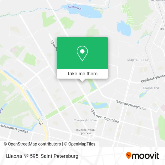 Школа № 595 map