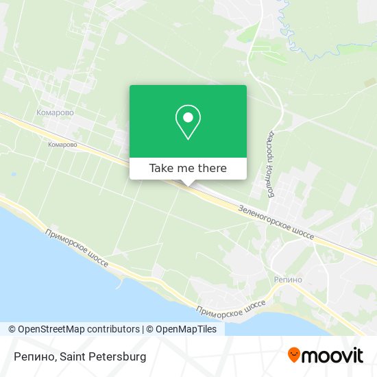 Репино map