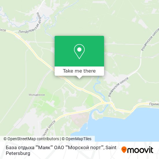 База отдыха ""Маяк"" ОАО ""Морской порт"" map