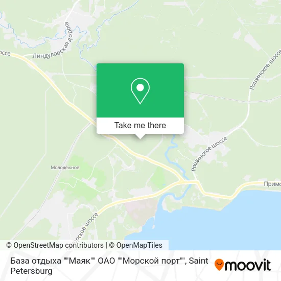 База отдыха ""Маяк"" ОАО ""Морской порт"" map