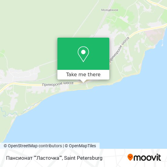 Пансионат ""Ласточка"" map