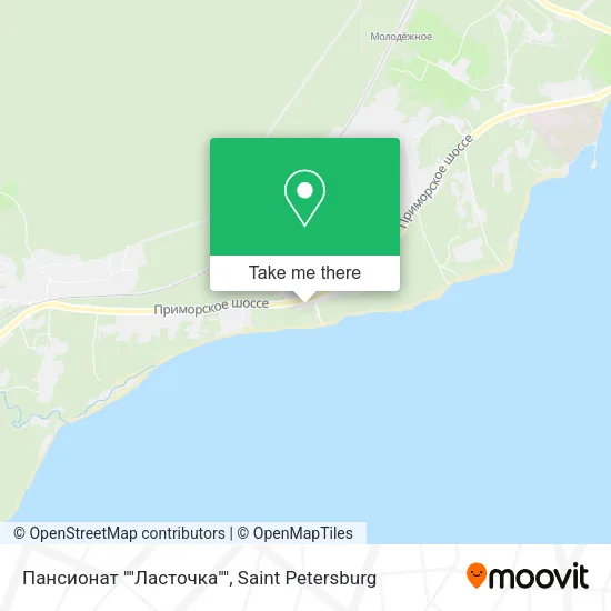 Пансионат ""Ласточка"" map