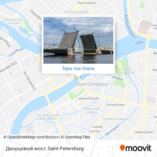 Дворцовый мост map