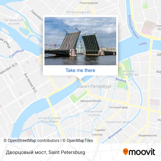 Дворцовый мост map