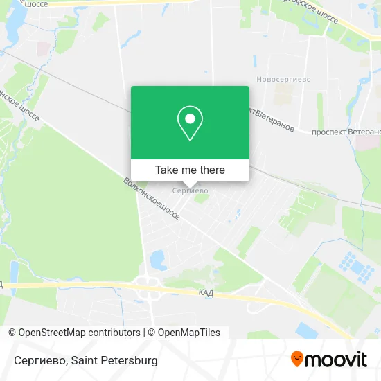 Сергиево map