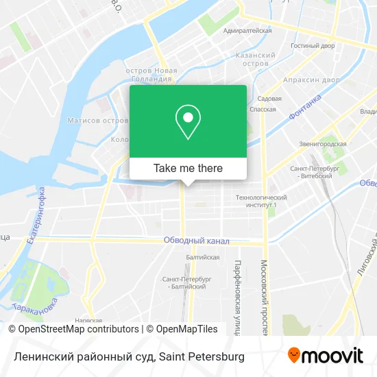 Ленинский районный суд map