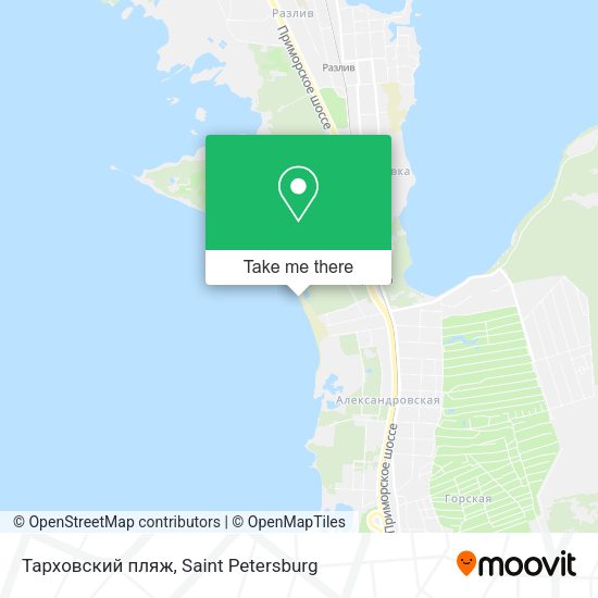 Тарховский пляж map