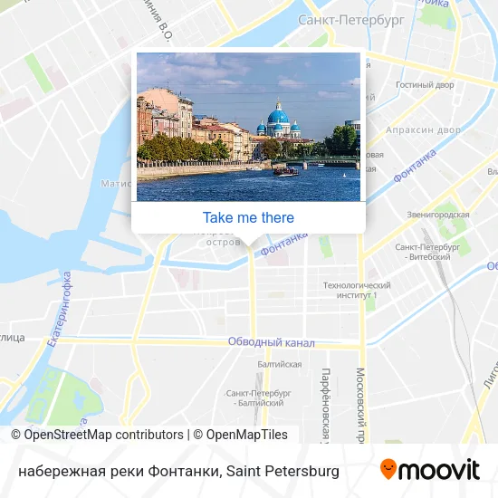набережная реки Фонтанки map