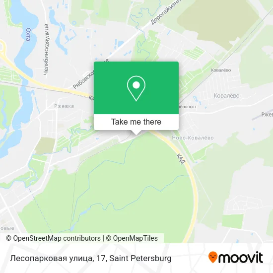 Лесопарковая улица, 17 map