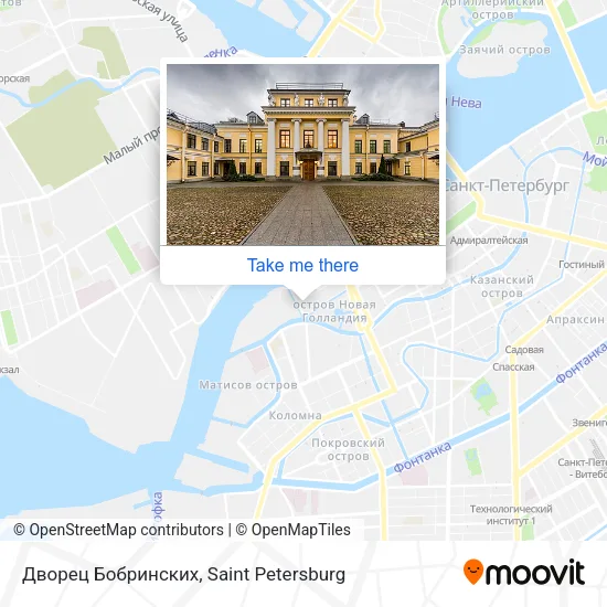 Дворец Бобринских map