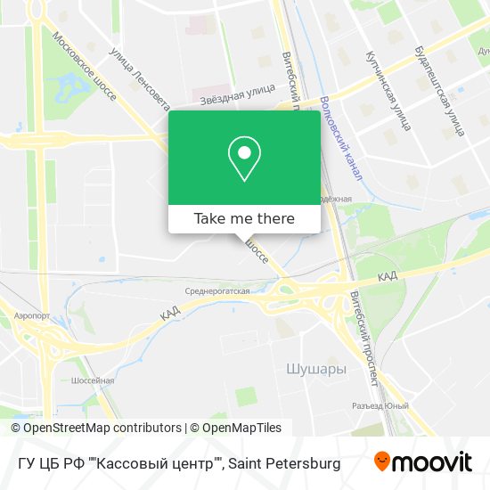 ГУ ЦБ РФ ""Кассовый центр"" map
