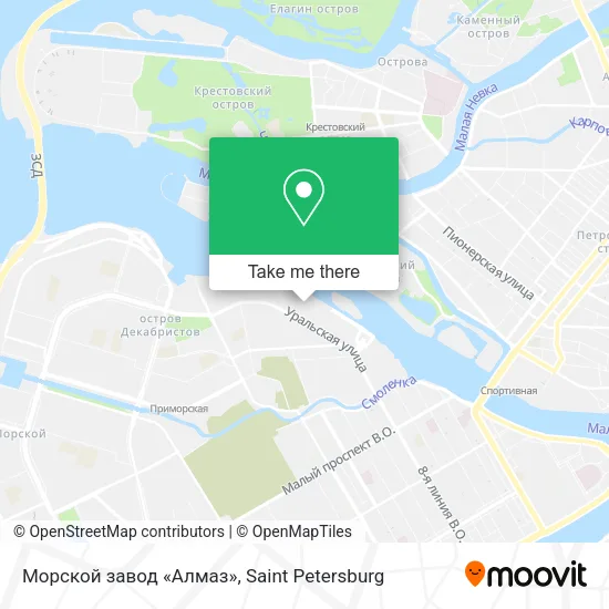 Морской завод «Алмаз» map