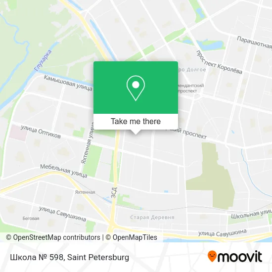 Школа № 598 map