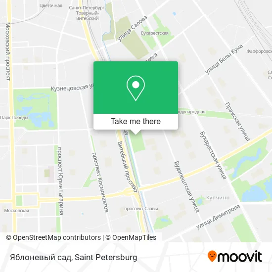 Яблоневый сад map