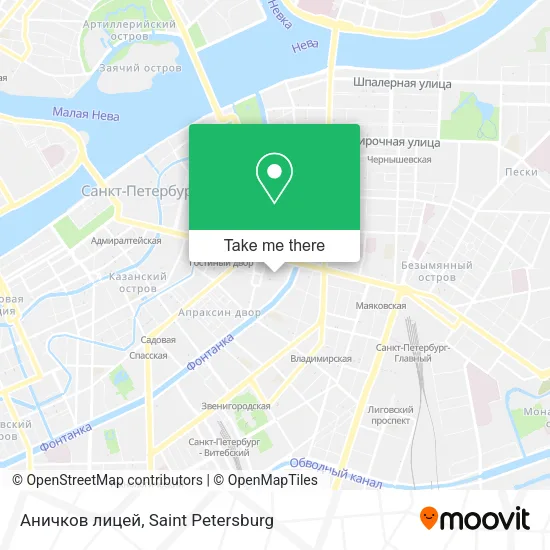 Аничков лицей map