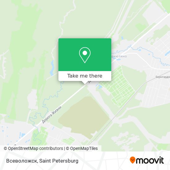 Всеволожск map