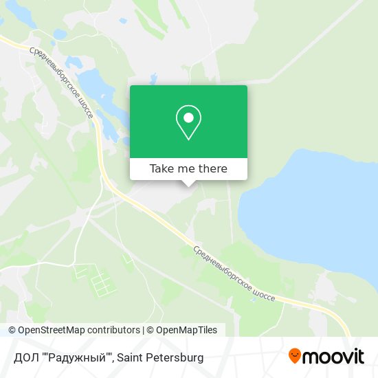 ДОЛ ""Радужный"" map