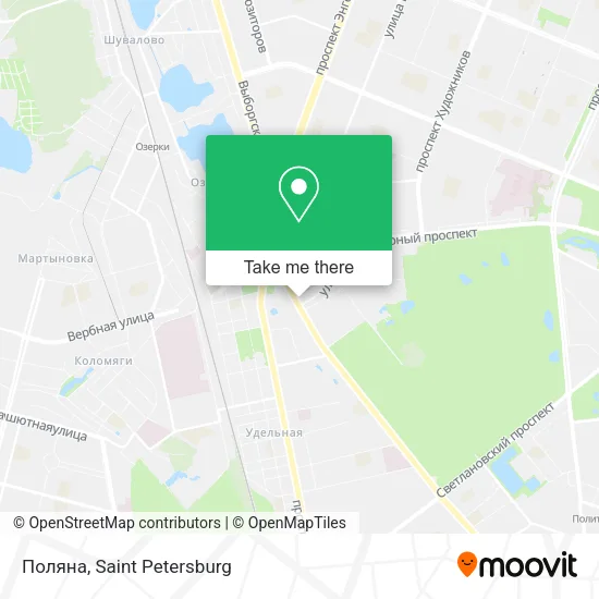 Поляна map