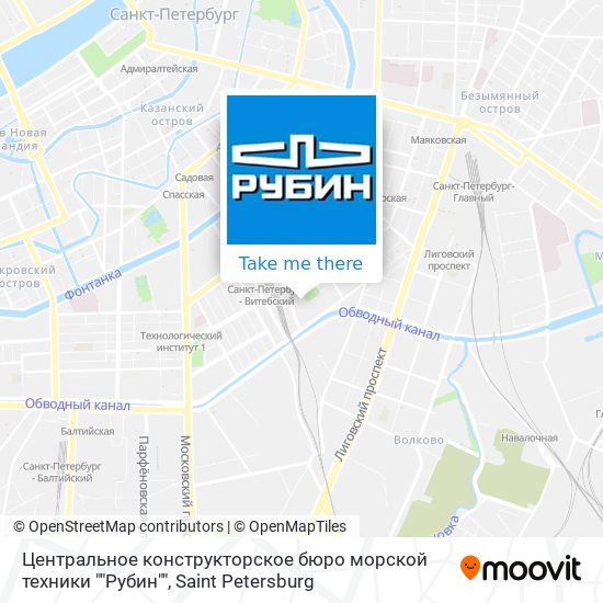 Центральное конструкторское бюро морской техники ""Рубин"" map