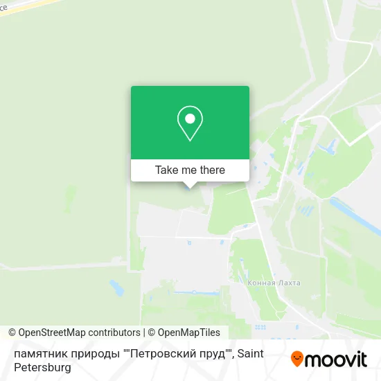 памятник природы ""Петровский пруд"" map