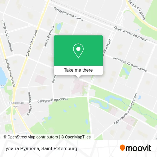 улица Руднева map